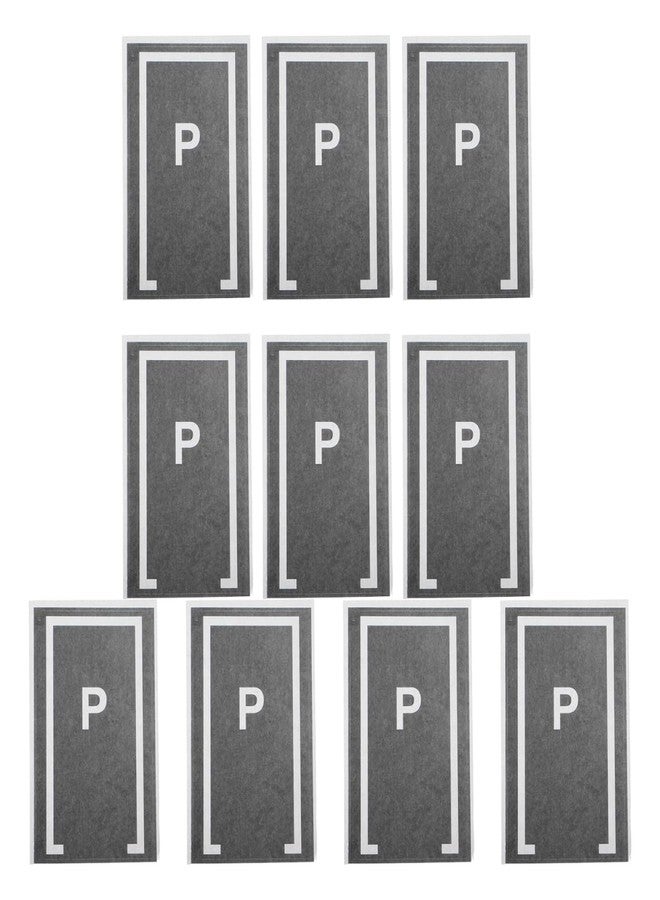 Alasum 10Pcs Toy Racing Car Parking Space Stickers Peel and Stick Removable Road Tape Wall Decals for Kids Nursery Bedroom Playroom Decor - Image 1